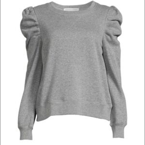 Rebecca Minkoff Gray Sweatshirt with Puff Sleeves